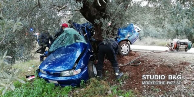 Δυστύχημα με οικογένεια στην Αργολίδα – Νεκρός ο πατέρας, στο νοσοκομείο μάνα και παιδί