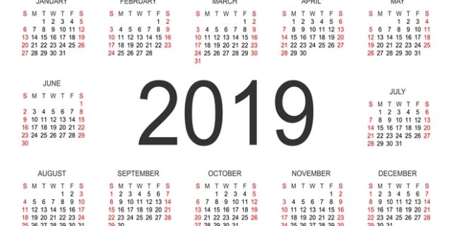 Αργίες 2019: Ποιες μέρες πέφτουν