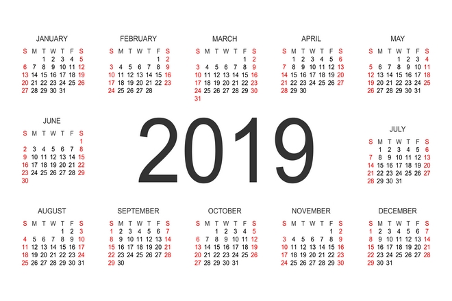 Αργίες 2019: Ποιες μέρες πέφτουν