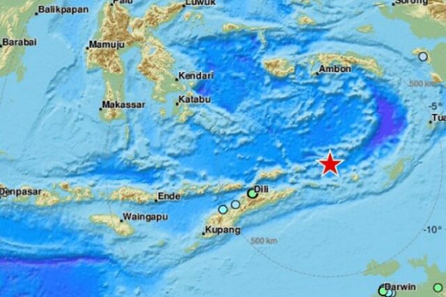 Σεισμός 6,3 Ρίχτερ ανοιχτά της Ινδονησίας