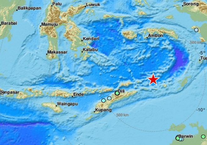 Σεισμός 6,3 Ρίχτερ ανοιχτά της Ινδονησίας
