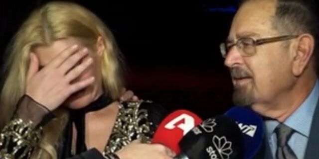Μαρία Κορινθίου: Ξέσπασε σε κλάματα με τα λόγια του Τάκη Βουγιουκλάκη στην πρεμιέρα της