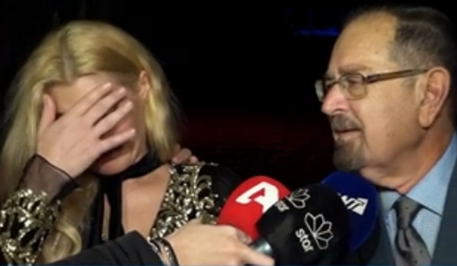 Μαρία Κορινθίου: Ξέσπασε σε κλάματα με τα λόγια του Τάκη Βουγιουκλάκη στην πρεμιέρα της