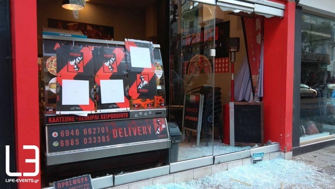 Θεσσαλονίκη: Επίθεση στο κατάστημα του εργοδότη που κατηγορείται για τον ξυλοδαρμό διανομέα
