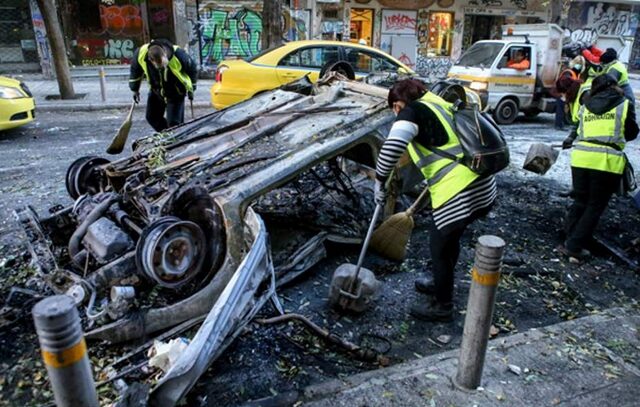 Πόλεμος ανακοινώσεων Υπουργείο Προστασίας Πολίτη – ΝΔ για τα επεισόδια της 6ης Δεκεμβρίου