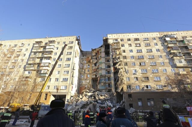 Ρωσία: Στους 9 οι νεκροί από την κατάρρευση πολυκατοικίας