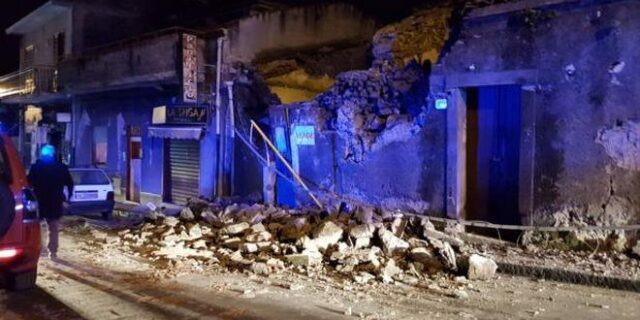 Σεισμός 4,8 Ρίχτερ στη Σικελία: Τραυματισμοί και καταρρεύσεις κτηρίων