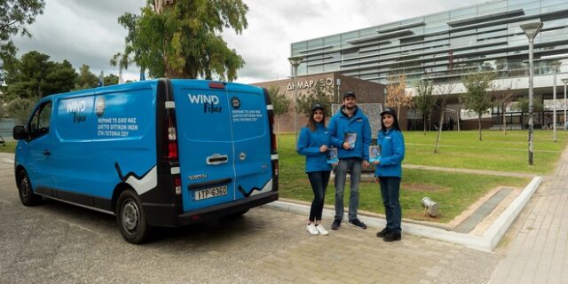 Wind: Με οπτικές ίνες σε Καλλιθέα, Νίκαια και Κορυδαλλό