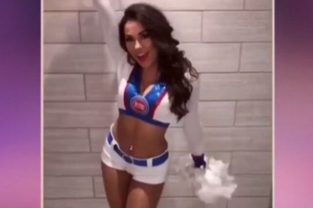 Η Ελληνίδα cheerleader που έκλεψε την παράσταση από τον Αντετοκούνμπο