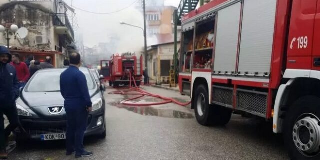 Κομοτηνή: Έκρηξη σε κατάστημα με φιάλες υγραερίου