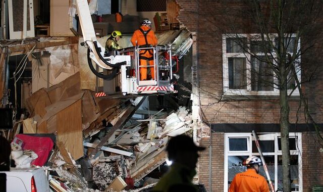 Χάγη: Κατάρρευση κτιρίου από διαρροή αερίου – Εννέα τραυματίες