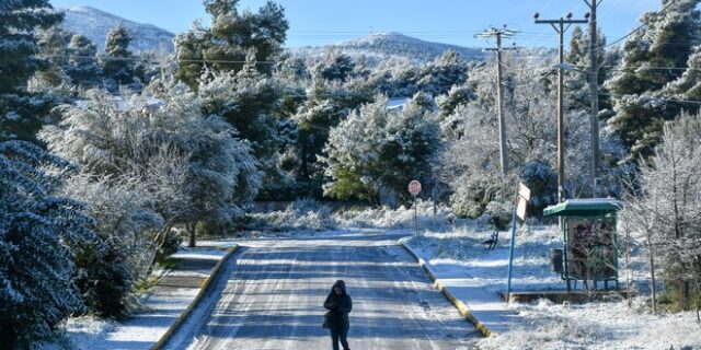 Ισχυρός παγετός στα ηπειρωτικά την Δευτέρα – Νέο κύμα χιονοπτώσεων από τα βόρεια
