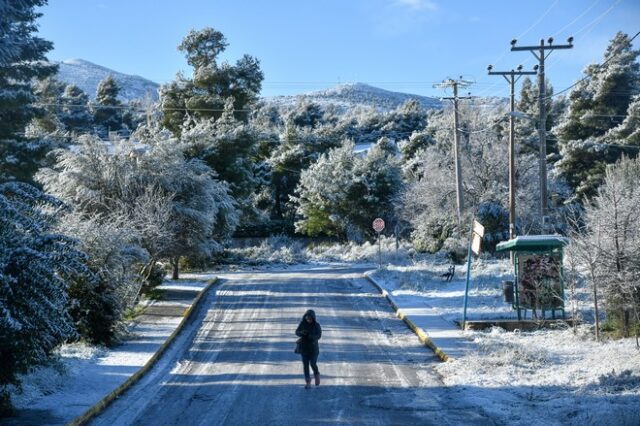 Ισχυρός παγετός στα ηπειρωτικά την Δευτέρα – Νέο κύμα χιονοπτώσεων από τα βόρεια