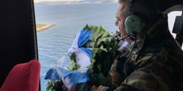 Το τελευταίο tweet του Καμμένου ως ΥΕΘΑ πάνω από τα Ίμια