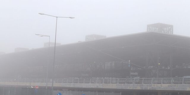 Κακοκαιρία: Καθυστερήσεις στις πτήσεις στο αεροδρόμιο “Μακεδονία”