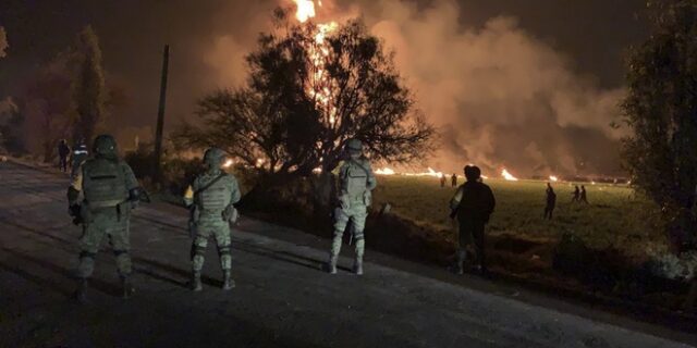 Μεξικό-φωτιά σε πετρελαιαγωγό: Στους 66 οι νεκροί, σύμφωνα με νεότερο απολογισμό