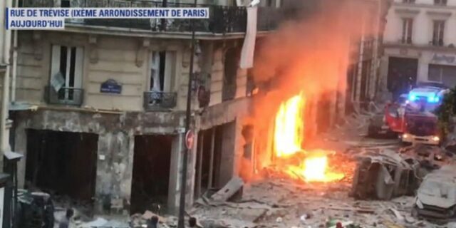 Ισχυρή έκρηξη στο Παρίσι – Τουλάχιστον είκοσι τραυματίες