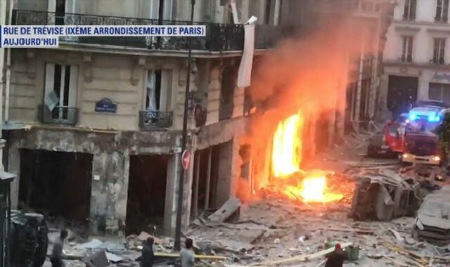 Ισχυρή έκρηξη στο Παρίσι – Τουλάχιστον είκοσι τραυματίες
