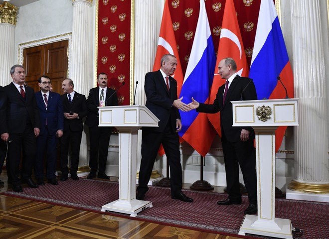 Συνάντηση Πούτιν – Ερντογάν: Δράση για τη σταθεροποίηση της κατάστασης στο Ιντλίμπ