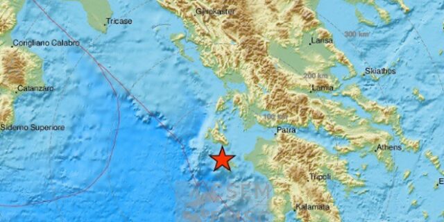 Σεισμός ανοικτά της Ζακύνθου