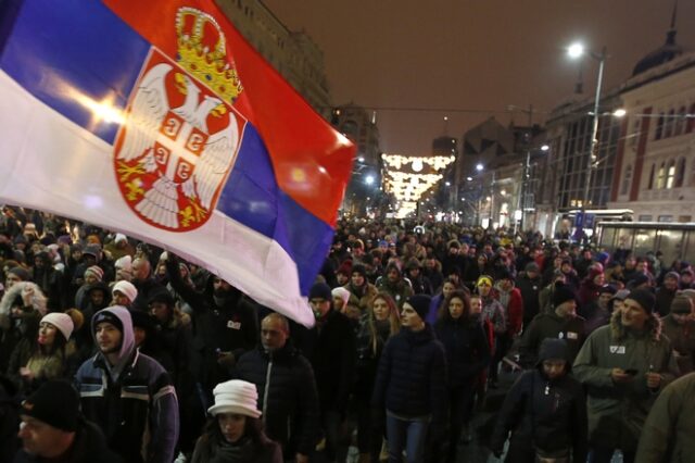 Σερβία: Έκτη συγκέντρωση διαμαρτυρίας κατά του προέδρου Βούτσιτς