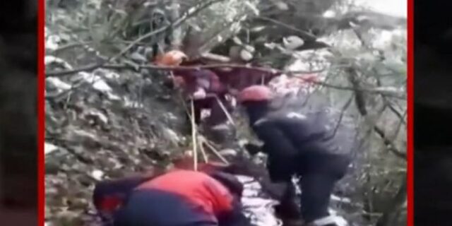 Καρέ-καρέ η επιχείρηση διάσωσης κυνηγού στην Πιερία