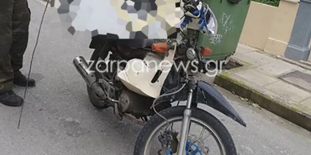 Αθάνατη ελληνική “πατέντα”: Δεν θα πιστεύεις τι μετέφερε αυτό το μηχανάκι στα Χανιά