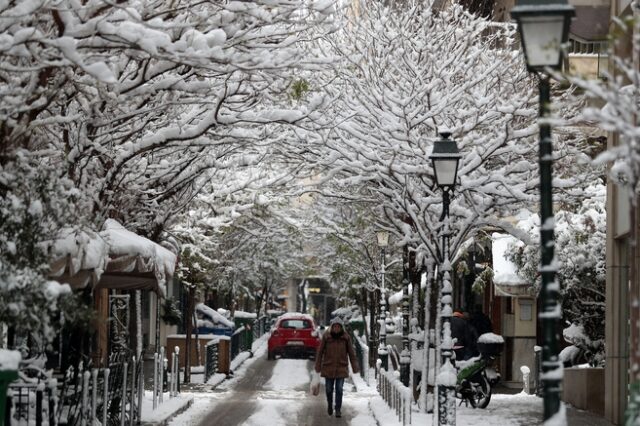 Η χιονοκάλυψη ξεπέρασε το 60% της Ελλάδας μετά τις τέσσερις διαδοχικές κακοκαιρίες