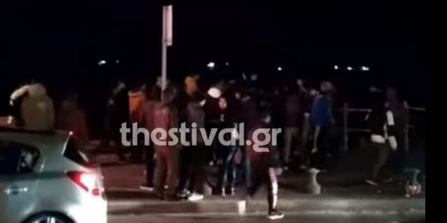 Θεσσαλονίκη: Άγριο ξύλο μεταξύ αλλοδαπών στην αλλαγή του χρόνου