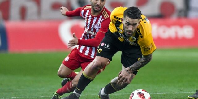 Ολυμπιακός – ΑΕΚ 4-1: Ανατροπή με τέσσερα γκολ σε 38 λεπτά