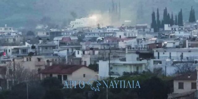 Φωτιά στο γηροκομείο του Άργους – Εκκενώνεται το κτήριο