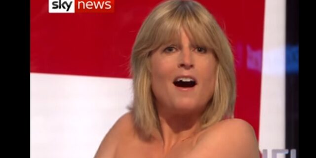 Η αδελφή του Boris Johnson έβγαλε τα στήθη της on air για το Brexit