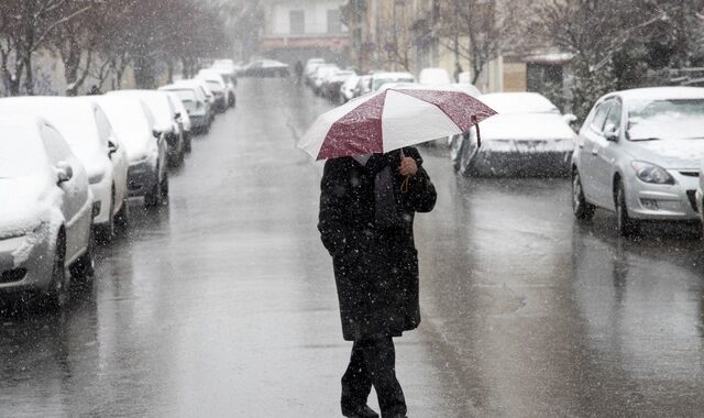 Συνεχίζεται η κακοκαιρία με χιονοπτώσεις και θυελλώδεις ανέμους