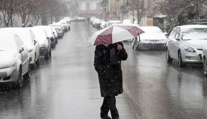 Συνεχίζεται η κακοκαιρία με χιονοπτώσεις και θυελλώδεις ανέμους