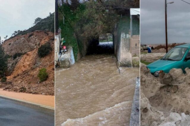 27 διασώσεις από σπίτια και αυτοκίνητα στην Κρήτη – Συνεχίζονται οι έρευνες για τον αγνοούμενο