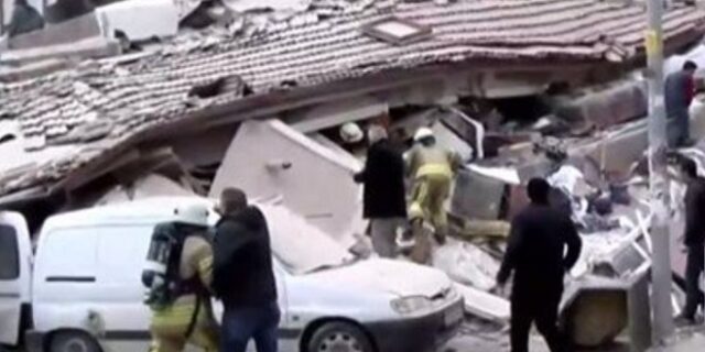 Κατέρρευσε εξαώροφο κτίριο στην Κωνσταντινούπολη