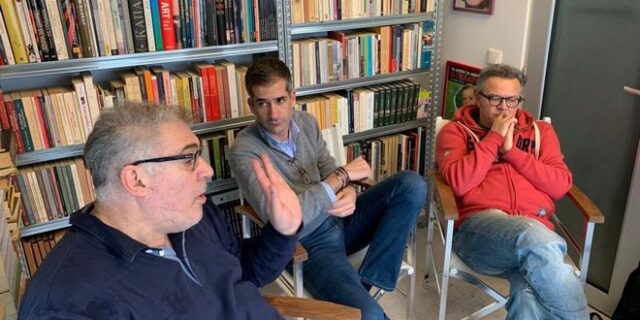 Ο Κ. Μπακογιάννης συζητά για την Αθήνα με το συγγραφικό δίδυμο Ρέππα – Παπαθανασίου