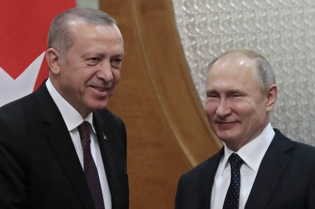 “Χρόνια πολλά” Πούτιν σε Ερντογάν για τα 65α γενέθλιά του