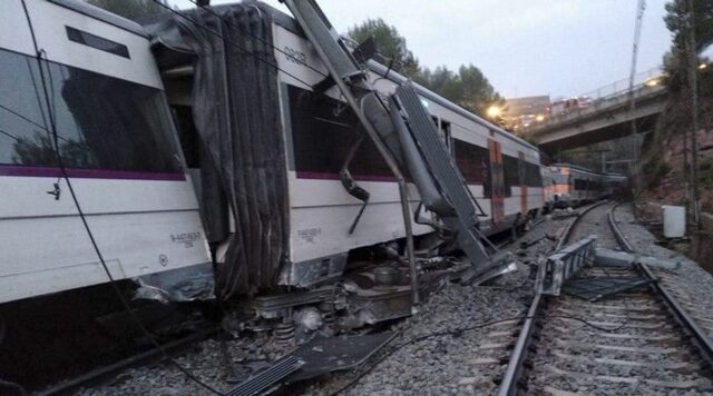 Σύγκρουση τρένων στην Ισπανία: Ένας νεκρός, οκτώ τραυματίες
