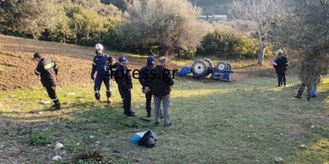 Τραγωδία στην Πάτρα: Νεκρός 58χρονος που καταπλακώθηκε από το τρακτέρ του