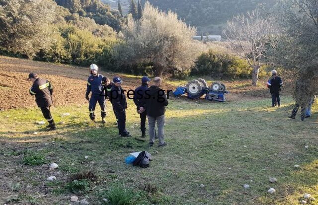 Τραγωδία στην Πάτρα: Νεκρός 58χρονος που καταπλακώθηκε από το τρακτέρ του