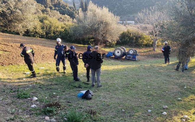 Τραγωδία στην Πάτρα: Νεκρός 58χρονος που καταπλακώθηκε από το τρακτέρ του