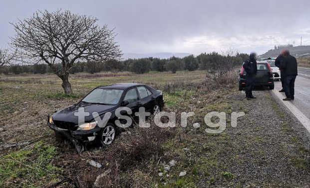 Κοπάδι πουλιών προκάλεσε τροχαίο