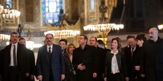 Στην Αγία Σοφία ξεναγήθηκε ο Αλέξης Τσίπρας