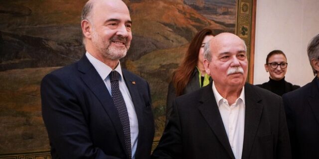 Βούτσης- Μοσκοβισί: Κοινοί αγώνες κατά της ανόδου της ακροδεξιάς στην Ευρώπη