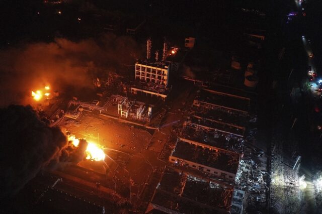 Έκρηξη σε χημικό εργοστάσιο στην Κίνα: Στους 44 οι νεκροί, 90 τραυματίες