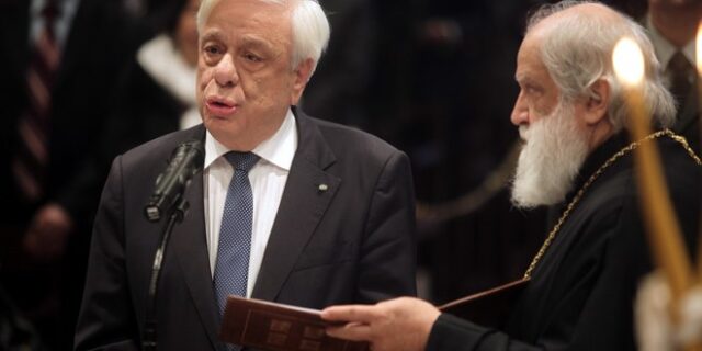 Γεύμα του ΠτΔ με τον Αρχιεπίσκοπο και μέλη της Ιεράς Συνόδου