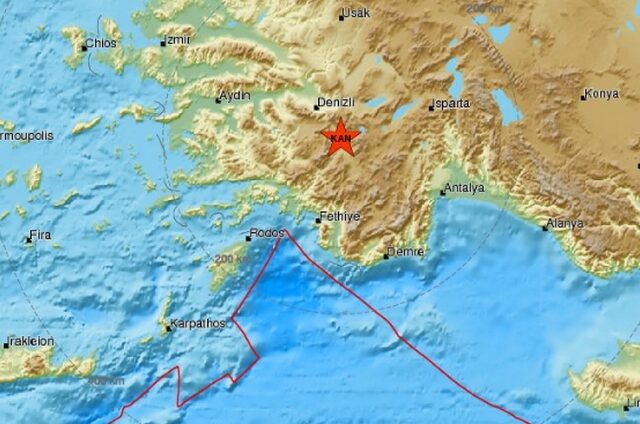 Ισχυρός σεισμός 5,6 Ρίχτερ στην Τουρκία