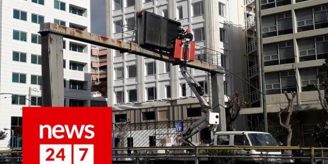 Συγγρού: Εκτροπή κυκλοφορίας λόγω ετοιμόρροπης πινακίδας από τον αέρα