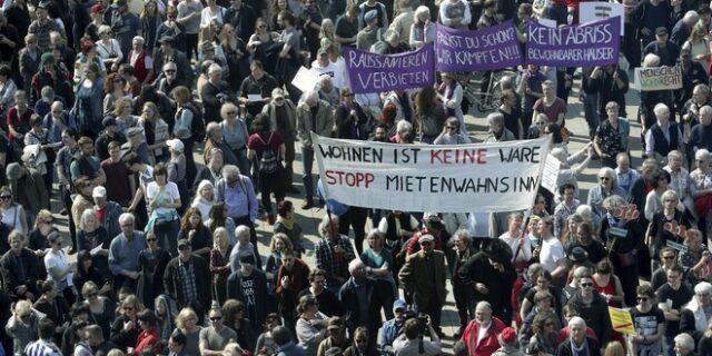 Γερμανία: Μεγάλη διαδήλωση στο Βερολίνο κατά της “τρέλας των ενοικίων”